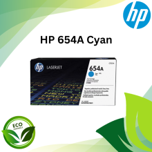 HP 654A Cyan Original LaserJet Toner Cartridge