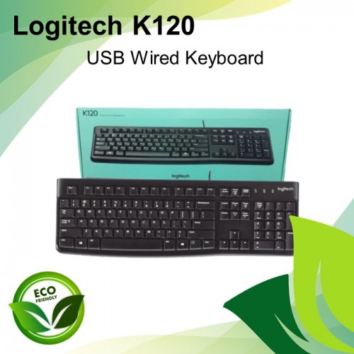  Logitech K120 USB Wired Standard Keyboard : Electronics